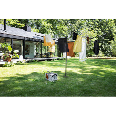 Brabantia 50 Metre Liftomatic Rotary Clothes Line with Ground Spike