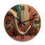 Horloge murale en bois massif Tacey-1916811009