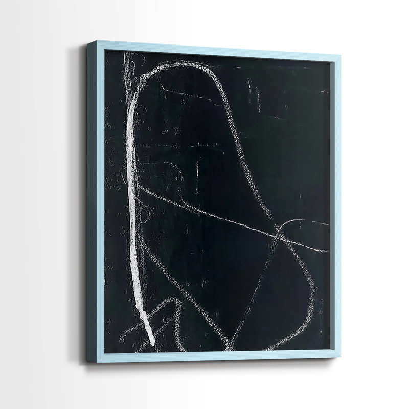 "ABSTRACT Series DCxxxv" par J Paul, Blanc / Blanc, H 21 po x l 17 po