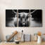 " Photography Study Highland Cattle " 3 - Pieces-827634735