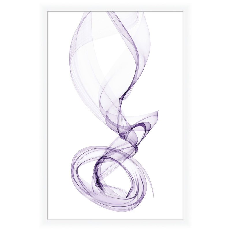 «Up in Smoke 2» par Lillian August - Peinture encadrée sur papier