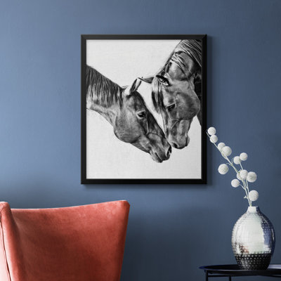 Equine Portrait VI Premium Framed Canvas - Ready to Hang