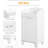 White Bathroom Storage Hamper, 31" Tilt Out Cabinet With Waterproof Base Hamper Cabinet, 31", White, Out, Standing, Added Storage, Maximize Unused Space, Stable