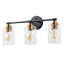 Lampe frontale en fer 3 lumières