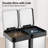 Steel Step On Multi-Compartments Trash & Recycling Bin - 16 Gallons