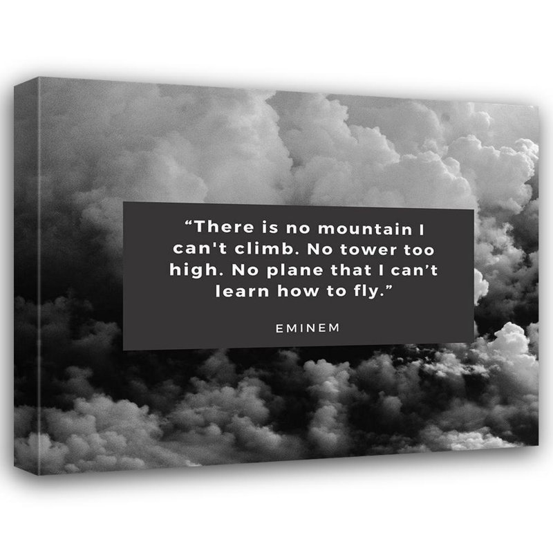 Art sur toile tendue Trinx ArtsyQuotes, H 20 po x l 24 po