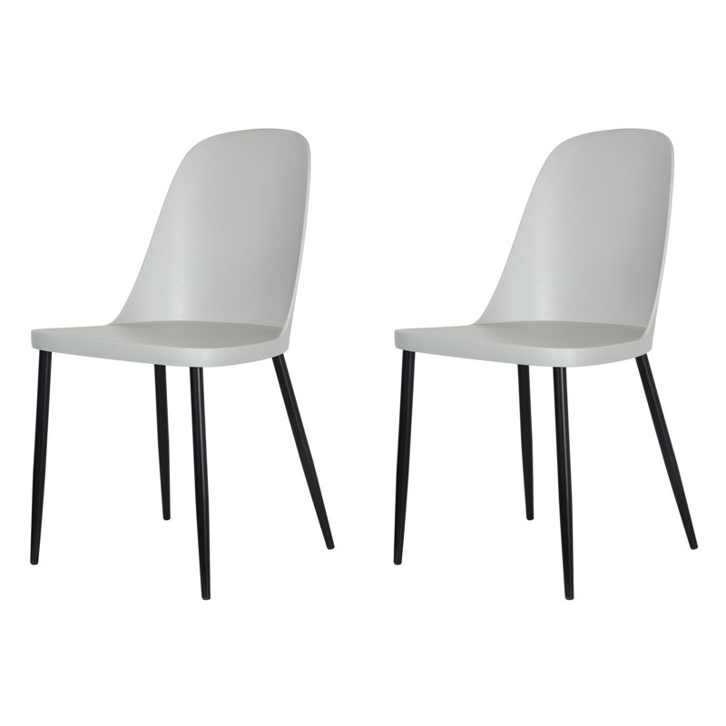 Kalie PAIR of Dining or kitchen chairs, Grey