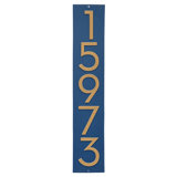 Floating Modern 4" Number Vertical Address Plaque (5 Digits)