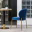 Chaise de salle à manger en velours-118100633