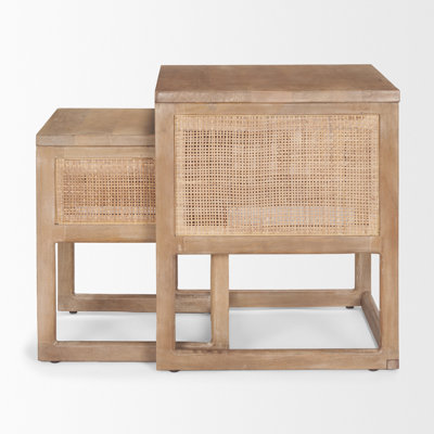 Cinna Solid Wood Nesting Tables