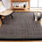 Trellis Hand Woven Wool/Cotton Solid Color Rug in Black-1003577675
