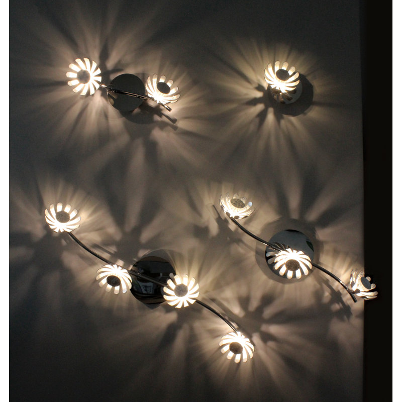 Leenhouts 70cm 4 -Light Track Kit, Matt brushed nickel