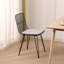 Ensemble de 2 chaises en métal Nina