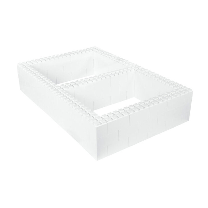 EverBlock Frame Only Bed Kit, White, Full/Double