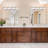  Marti 4-Light Indoor Brushed Nickel Bath or Vanity Wall Mount with Alabaster Glass Bell Shades-27090639