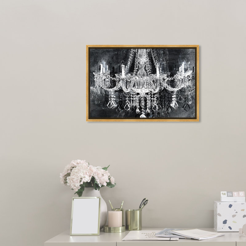 «Burst Creative Crystaltraction», impression sur toile tendue, H 24 po x l 16 po, Cadre doré