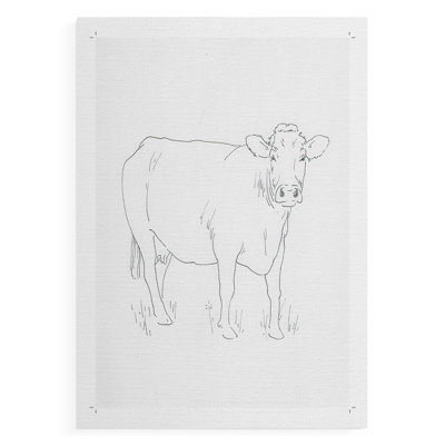 Limousin Cattle III  -Canvas Print Only - NOT FRAMED