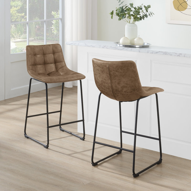Alcott Counter Stool, Saddle