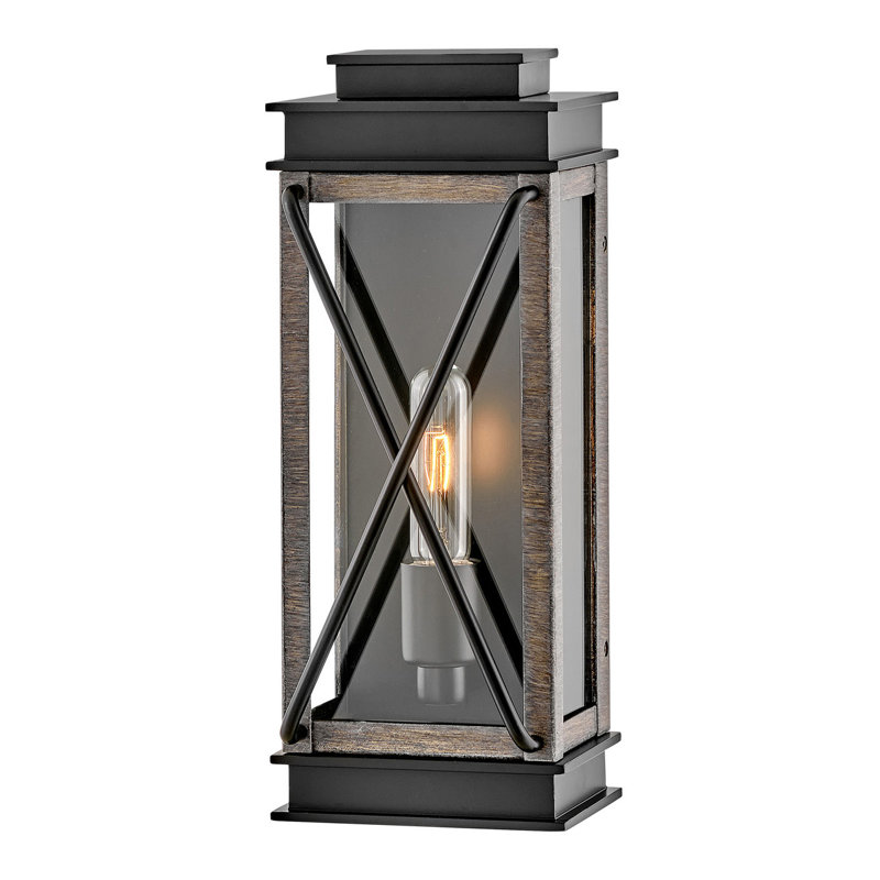 Montecito Medium Wall Mount Lantern, 15" H x 6" W x 5.25" D