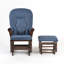 Fauteuil à bascule et repose-pieds Joy Deluxe-313967804-483617248