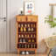 Armoire de rangement pour chaussures en rotin-1599490135