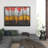 Abstract Autumn Trees Print On Canvas-98693928