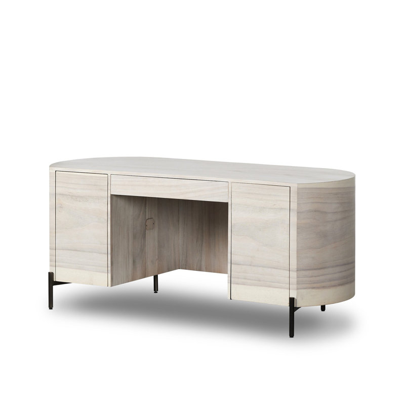 Lunas Executive Desk, Bleached Guanacaste