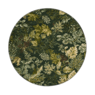 Tapis d'intérieur et d'extérieur vert Nature