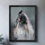 Art mural rétro noir et mystérieux, fantôme dans le miroir-569757739