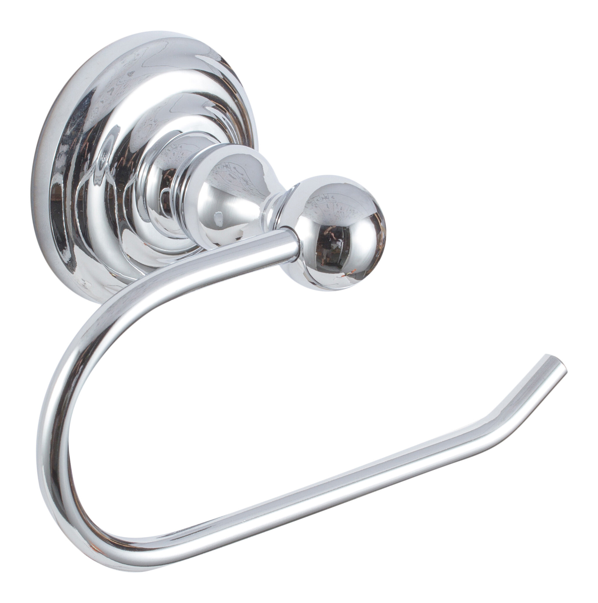 Mission Wall Mounted Spare Toilet Paper Roll Holder, Polished Chrome