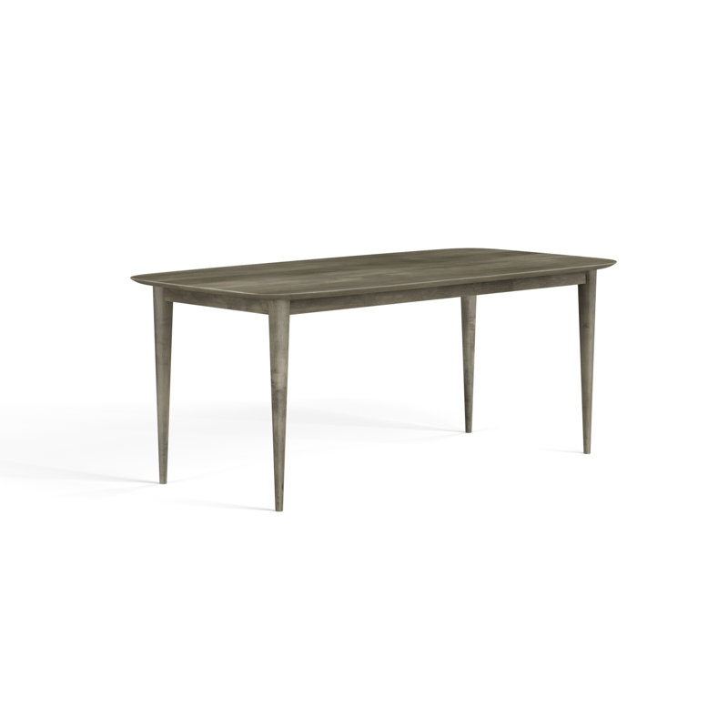 Table de salle à manger en bois massif Couey, H 29 po x L 60 po x l 36 po, Nantucket