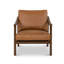 Fauteuil d'appoint en cuir véritable Rowan-1970161789