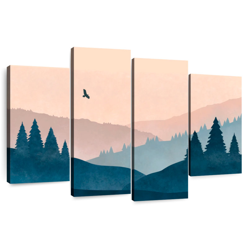 Kerrick Eagle Over Mountain Forest