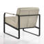 Fauteuil d'appoint en cuir véritable 25 po Allex Mason-125826196-125826199