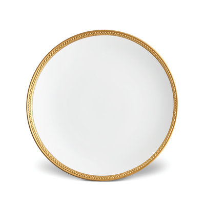 Soie Tressee Gold Dinner Plate
