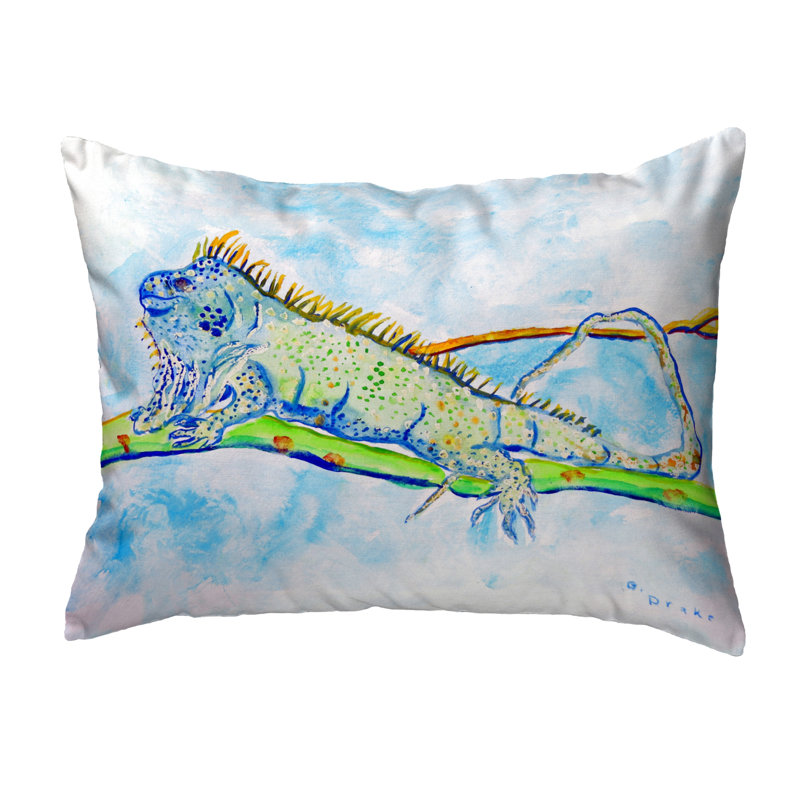 Outdoor Reversible Throw Pillow