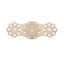 Small White And Tan Flower Runner