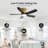 HOMLUX 42" Ceiling Fan With LED Lights & Remote Control
