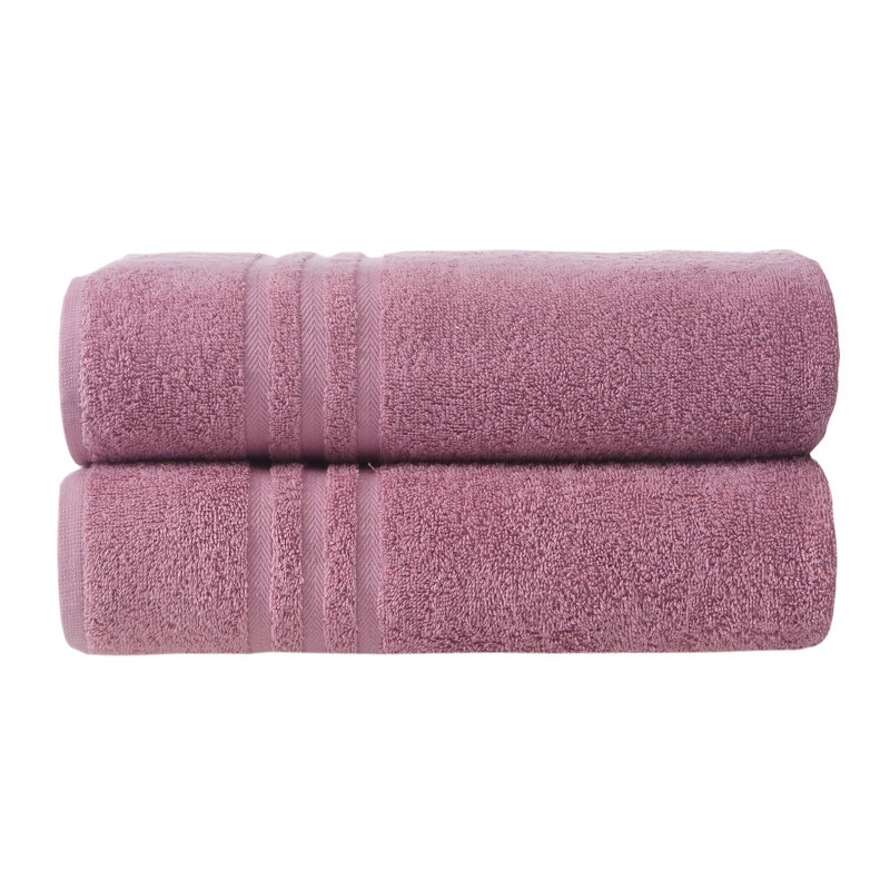 Kressley Midweight Bath Towel, Dusty Rose