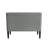 Ellen Swoop Arm Settee Bench With Nailhead Trim For Entryway-1625762410