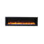 Foyer électrique Amantii 100 po Symmetry Bespoke, compatible avec le Wi-Fi, haut-parleurs Bluetooth, homologué pour l'extérieur