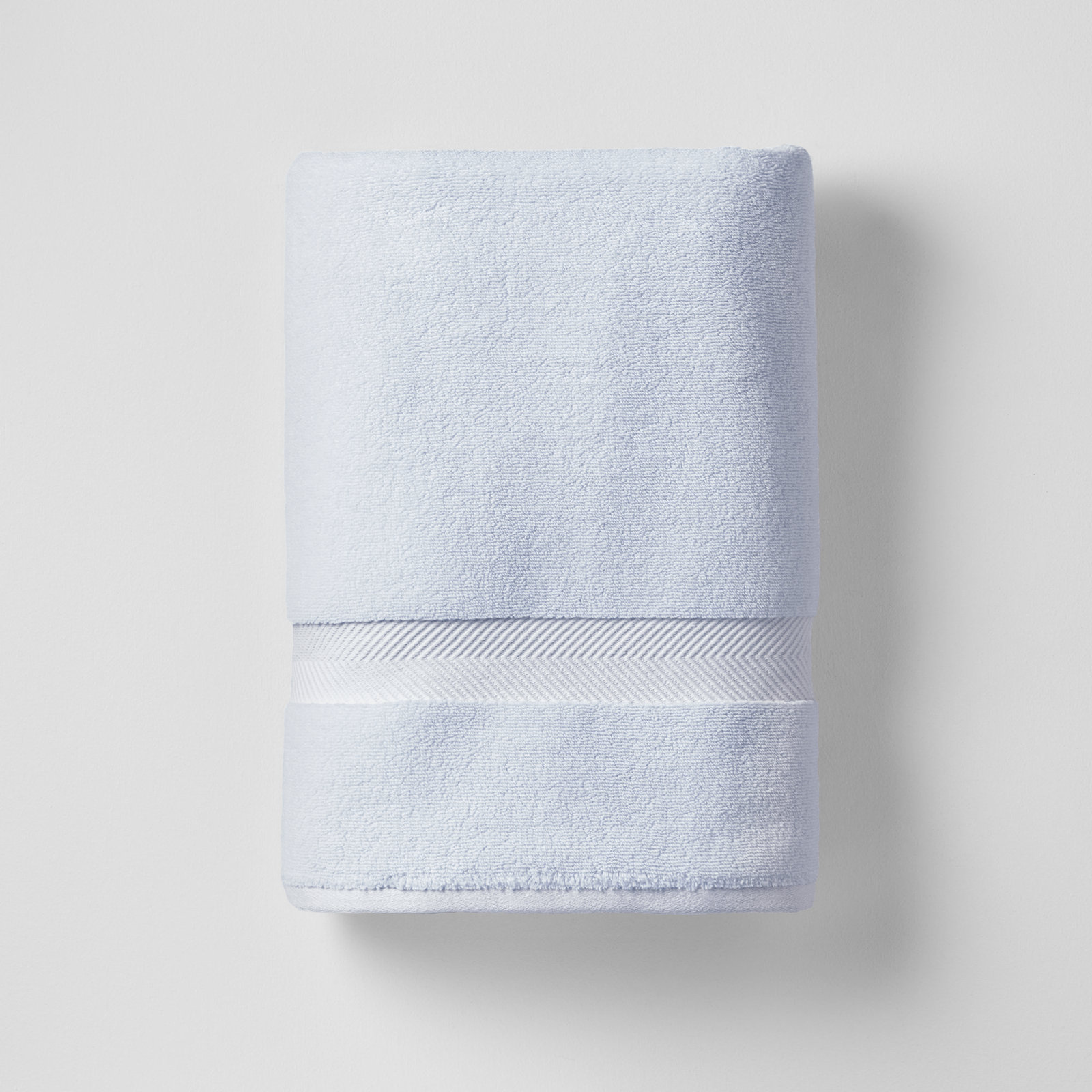 Rane Plush Cotton Bath Sheet, Pale Blue