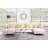 Quadell Upholstered Sectional Reversible