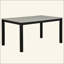 Ensemble de table de salle à manger 6 pièces avec banc, table de cuisine en bois massif avec plateau en mélamine effet béton et 4 chaises rembourrées pour la salle à manger, la cuisine, le restaurant