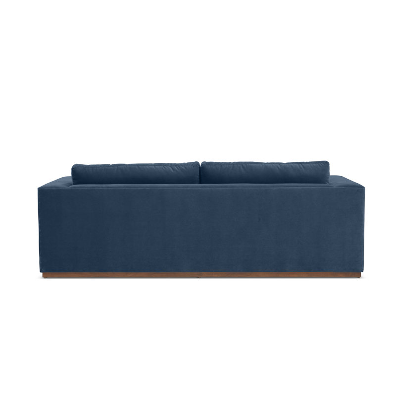 Velvet Sleeper Sofa, Banks Denim