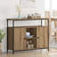  Sideboard Black Oak 100 X 35 X 80 Cm Engineered Wood-1880757200