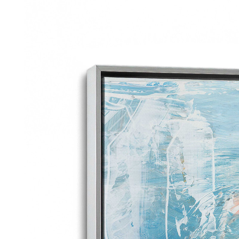 «Abstract Blush Bouquet II» par Ethan Harper, reproduction d'art, H 32 po x l 24 po, Argent argent
