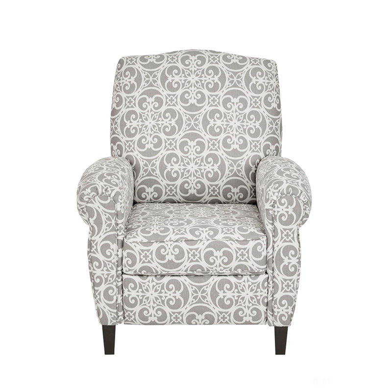 Fauteuil inclinable à dossier poussoir, fauteuil inclinable moderne, Gris
