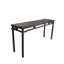 72" Long Antique Elm Console Table