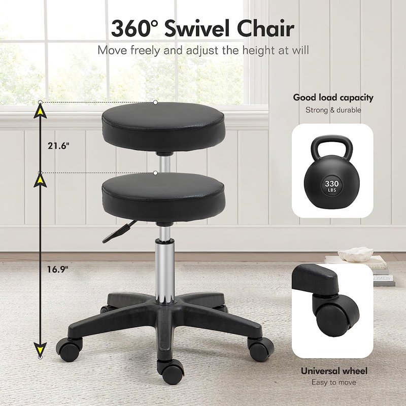 Fauteuil de massage Steen, Noir